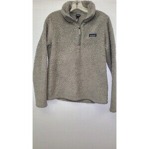 Patagonia 1/4 Quarter Zip Pullover Womens Medium Gray Sweater Synchilla
